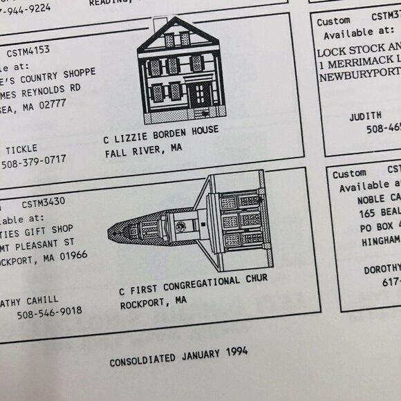 Vintage Cat's Meow Collector's Club Catalog Buying List 1990-94 Shelf Sitters - Picture 6 of 12